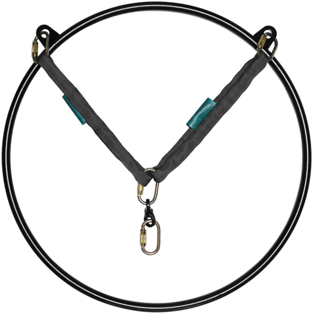 Hollow double tab hoop