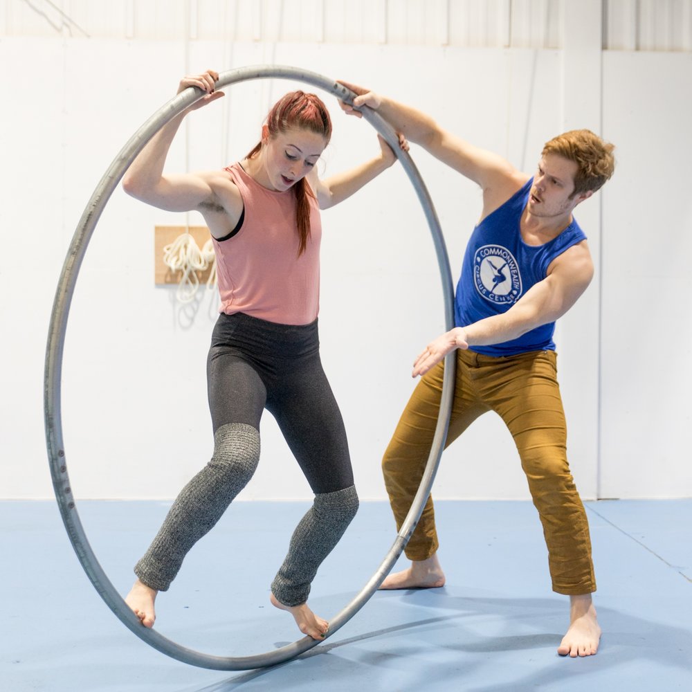 Waltz Turns on Cyr Wheel